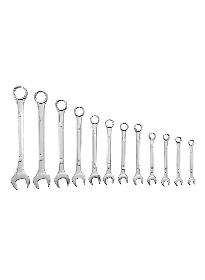 لوازم برو7 طقم مشترك 12 قطعة من 8 الى 24 متر - 12 قطعة - مجموعة مفاتيح مسننة بتصميم مفتوح ومغلق، مقبض مانع للانزلاق، آلية عزم دوران قوية، حقيبة تخزين عملية - مناسب للسيارة، المنزل وورش العمل - Image 4